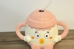 马克杯的独特杯盖设计，防漏又有趣